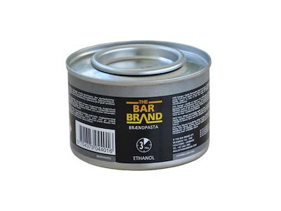 Buffetvarmer Dåse med Ethanol Brændetid 3 timer