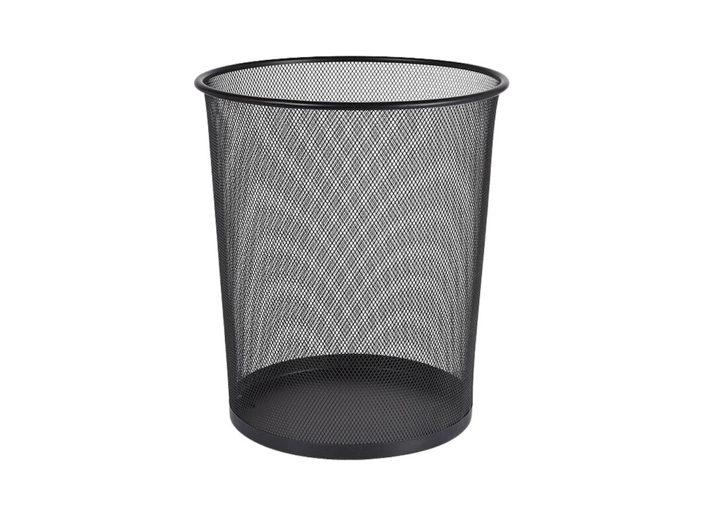 Papirkurv 18 Liter Sort
