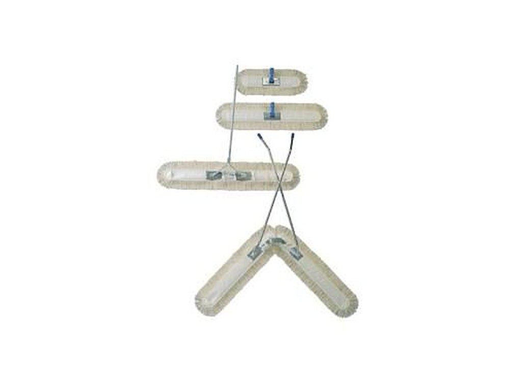 Moppe Lommer Tentax 2x100cm Bomuld Öko-tex med Frynser Tør til Saks fremfører