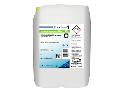 Maskinopvask Flydende Prime Source Ren Alu 12.6kg med Klor Blødt/Middel til alu