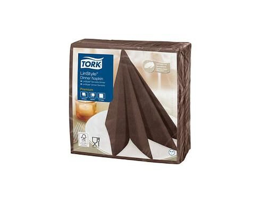 Serviet Tork Linstyle 39x39cm Kakao