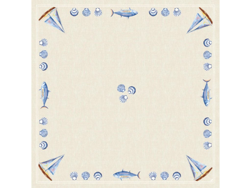 Dug Stikdug Dunisilk+ 84x84cm Tide