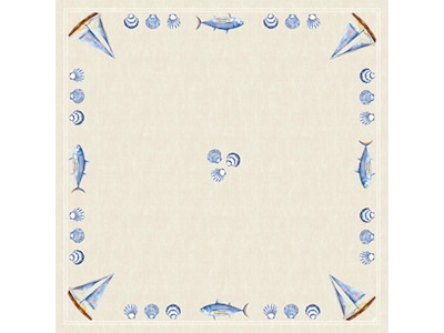 Dug Stikdug Dunisilk+ 84x84cm Tide