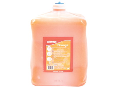 Håndrens Swarfega Orange med parfume t Cleanse Heavy 4000 dispenser 4 ltr Orange