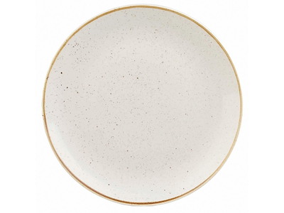 Tallerken Coupe Stonecast Ø28.8 cm Porcelæn Vanilje