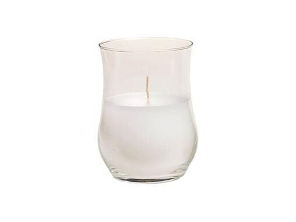 Lysbowle Brændetid 40 timer Hvid/Klar