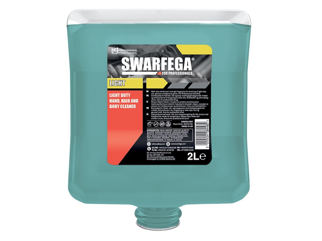 Cremesæbe Swarfega Light 2ltr med Parfume til dispenser