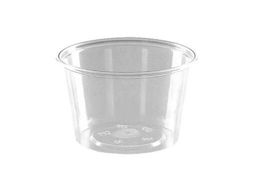 Dressingbæger 100 ml Ø72x45 mm PP Semi-klar