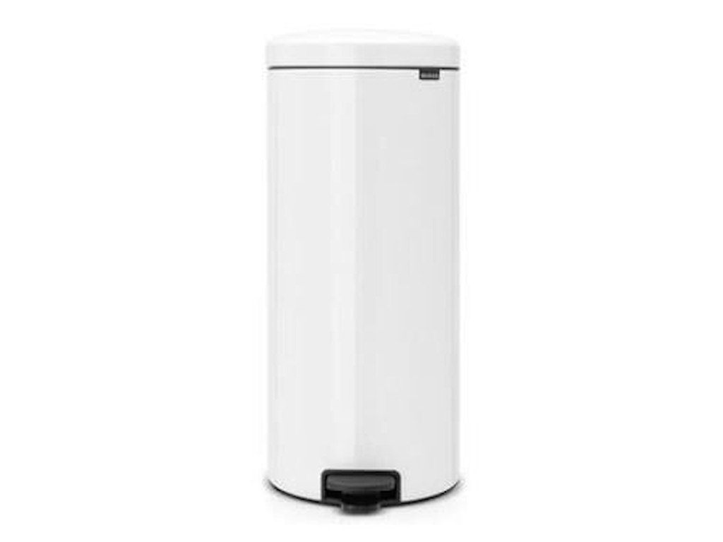 Pedalspand Brabantia Newlcon 30 ltr Stål/Plast Hvid