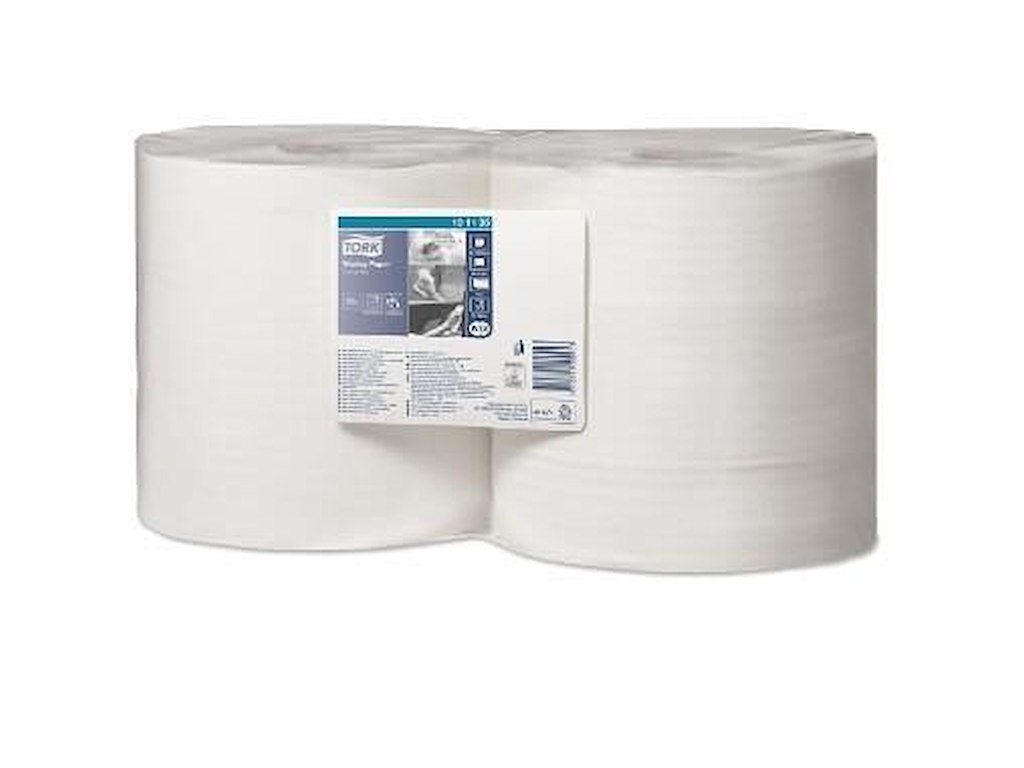 Aftørringsrulle Tork Standard W1/W2 Industri 1-lag 24.5cm x460m