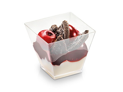 Dessertbæger 60ml 50x50x45mm konisk KOVA klar PLA