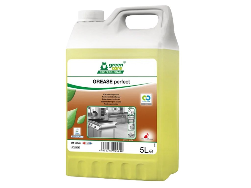 Grundrengøring GREASE Perfect uden Parfume til Køkkener 5 ltr Grøn