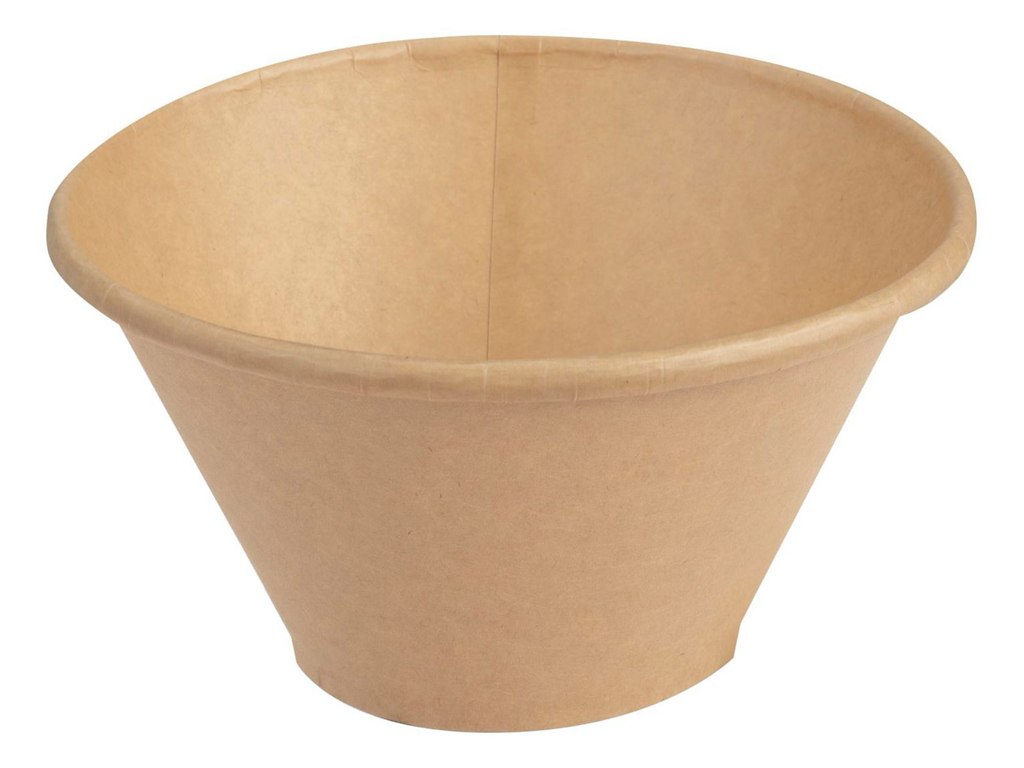 Bowle Stagione rund 600ml Ø15x7,44cm Pap/PP brun