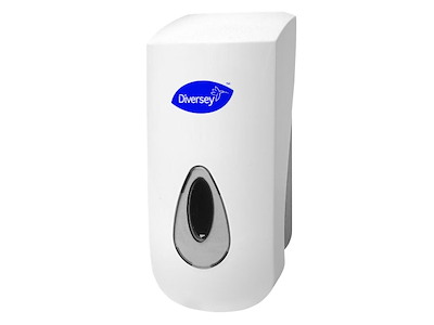 Dispenser Sæbe Soft Care Bulk Manuel ABS Plast Hvid til Påfyldning af cremesæbe