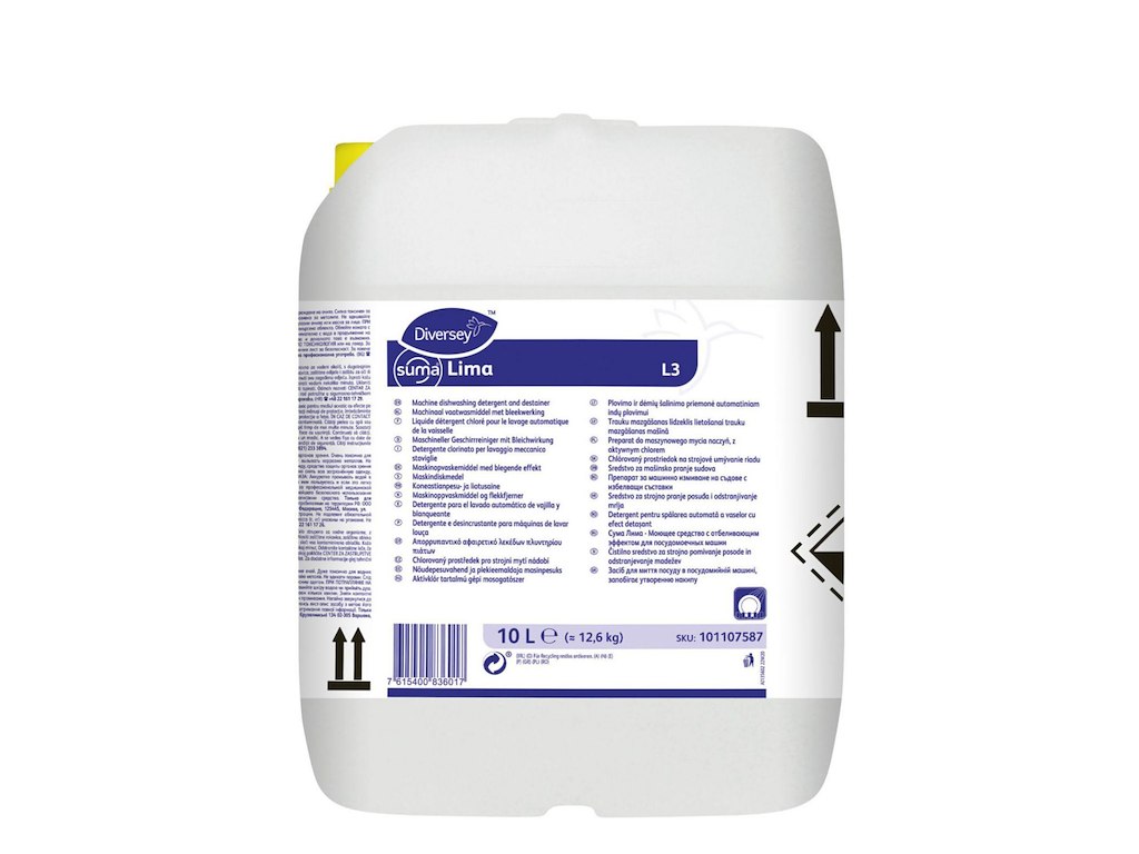 Maskinopvask Anlæg Flydende Suma Lima L3 10ltr med Klor Middel/Hårdt