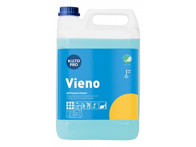 Universalrengøring Kiilto Vieno Svanemærket med parfume 5 ltr Rød