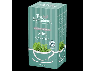 Te Grøn Tea Symphony Green Tea Mint 20 breve Rainforest Alliance Mynte