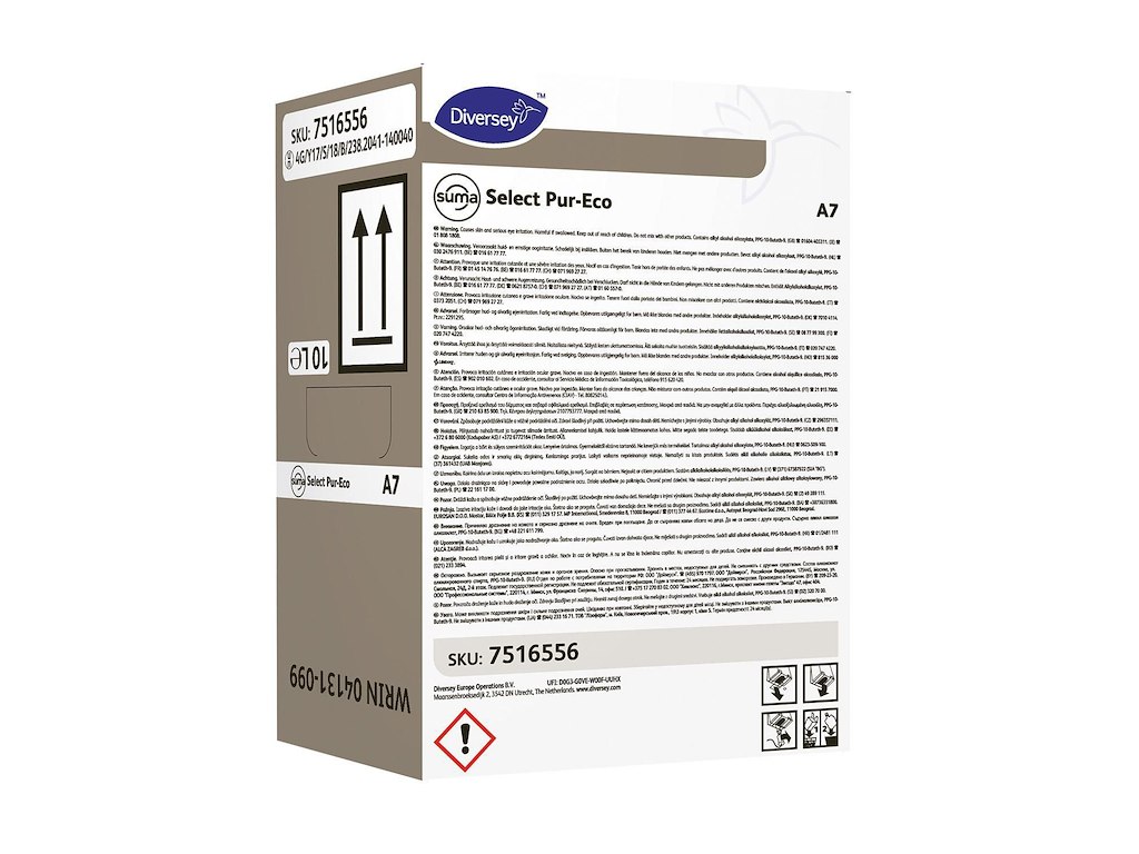 Maskinopvask Afspænding Suma Select Pur-Eco A7 Safepack 10ltr Ecolabel