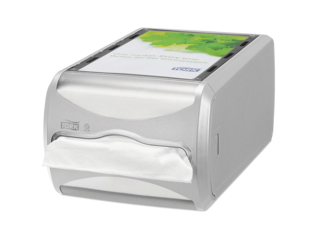 Dispenser Tork XPN Diskmodel Lys grå til Serviet N4