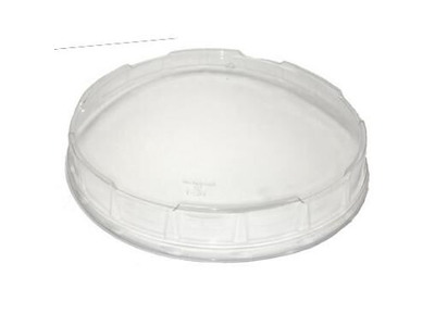 Plastlåg K 5321-2 Ø330 x 43 mm Høj model APET Klar til Pizza/Tapas bakker