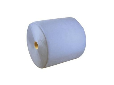 Aftørringsrulle Industri Pristine 3-lag Perfo. Ø40xB38cmxL340m Nyfib. Blå