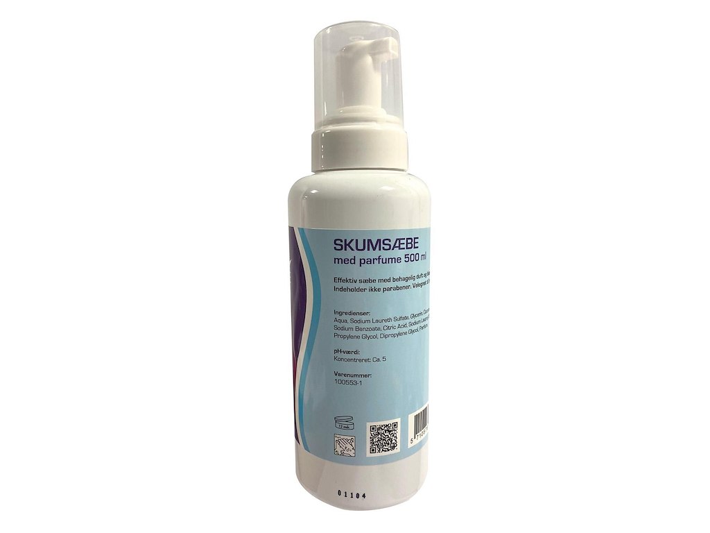 Skumsæbe Pristine 500ml med Parfume/Pumpe uden Parabener