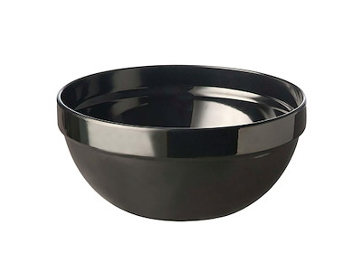 Skål 1.8 ltr Ø20x9.2 cm Melamin Sort