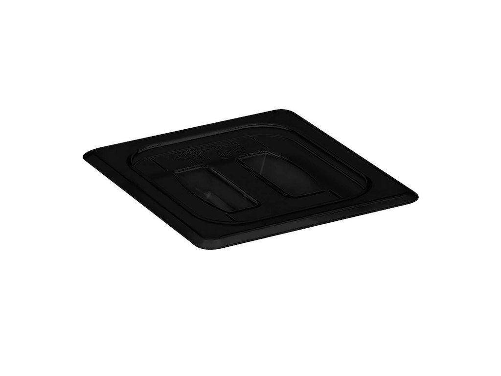 Låg til kantine med håndtag Cambro 1/6GN Polycarbonat Sort