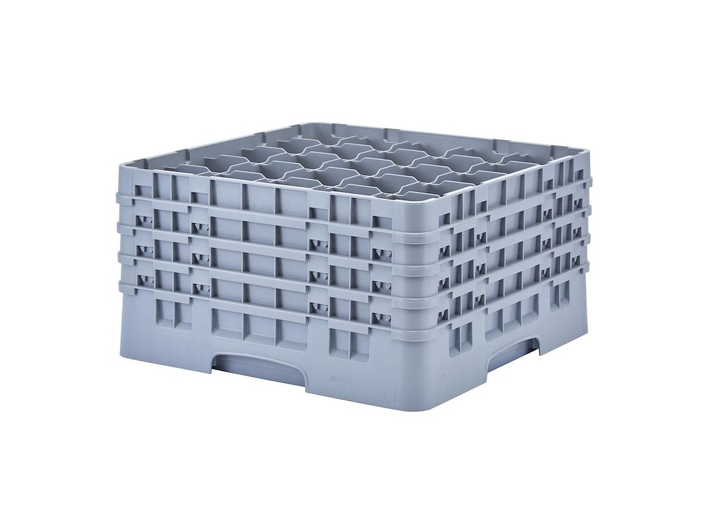 Opvaskekurv Cambro 50x50 cm til glas 25-rum Plast Grå