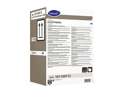 Maskinopvask Afspænding Suma PolyDry A9 Safepack 10ltr til genanvendeligt plast