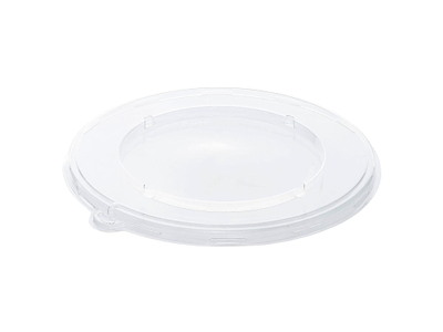 Låg fladt Ø209 x10 mm rpet til Bagasse bakke 1000 ml