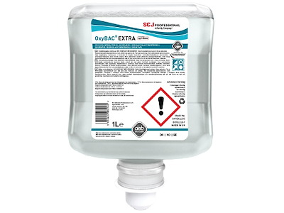 Skumsæbe Oxybac Extra 1ltr u. Parfume Desinficerende til Antibac 1000 Dispenser