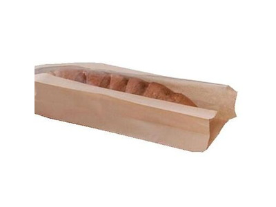 Rudepose franskbrød stor 140/70x450 mm 40 gr brun