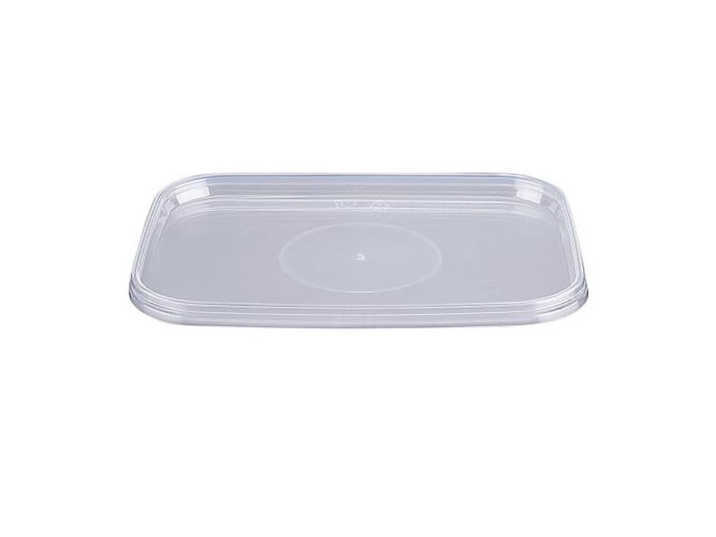 Plastlåg L120xB90xH10mm PP Til 275ml Bøtte 24 stk/ps Klar