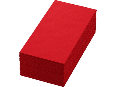 Serviet 1/8-fold DuniSoft Airlaid 40x40cm Rød