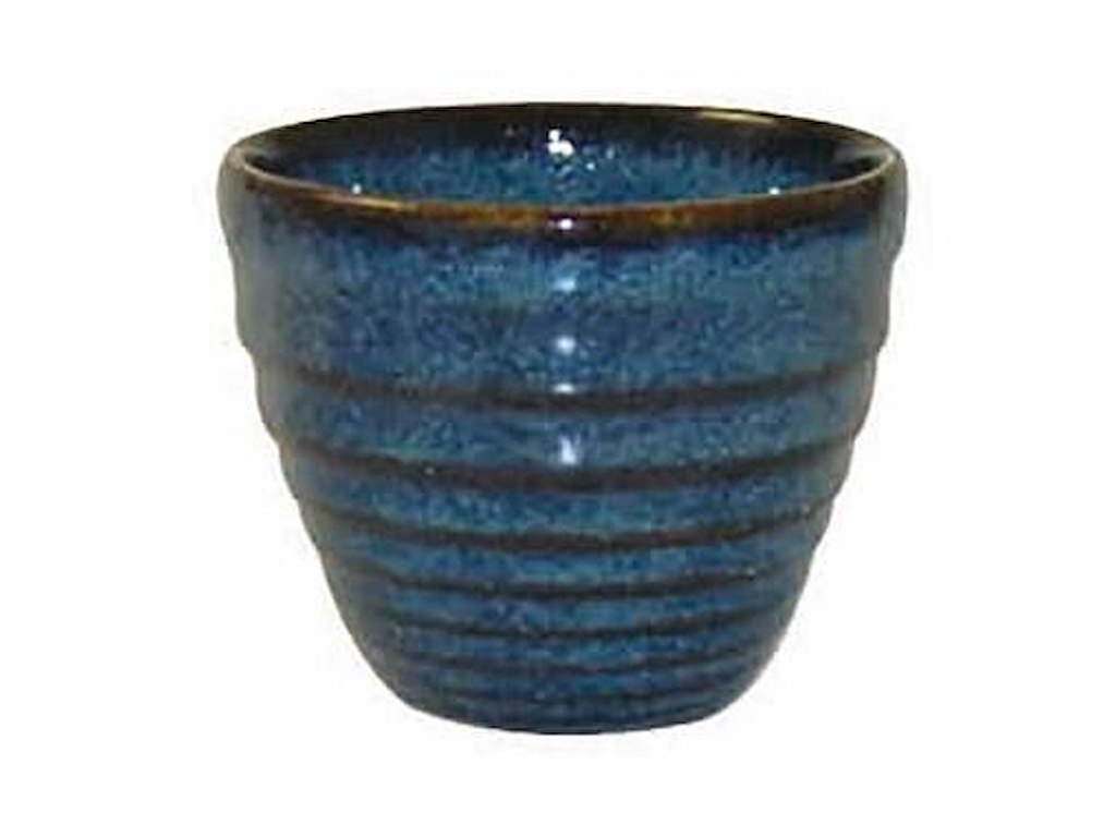 Skål Bit on the side Ripple 11 cl Ø7x6.2 cm Porcelæn Blå