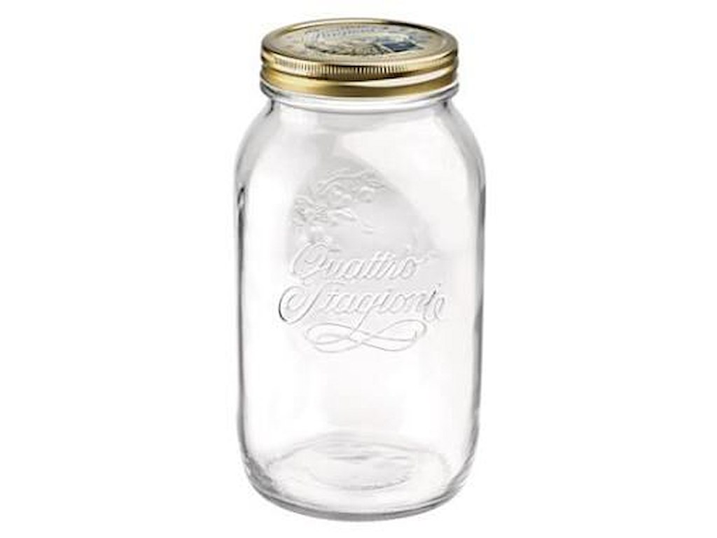 Sylteglas Quattro Stagioni 1.5 ltr Ø11.3x21 cm med Låg