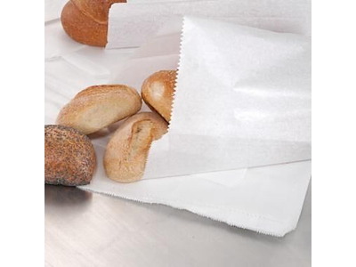 Bagerpose 3kg L300xB360mm 40g Hvid