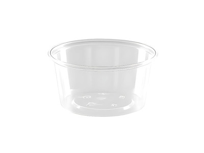 Dressingbæger, 80 ml, Ø72x35 mm, Semi-klar