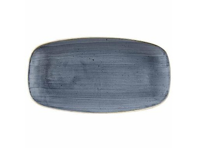 Serveringsfad Stonecast 35.5x18.9 cm Porcelæn Blåbær