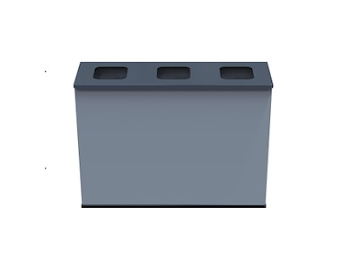 Sorteringsstation 3X60 ltr inkl. inderspande