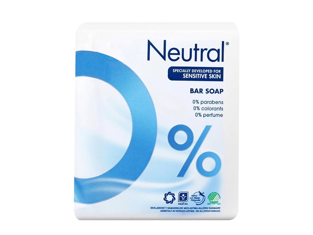 Håndsæbe Fast Neutral Bloksæbe uden Farve/Parfume 2-pak 100 gr/stk