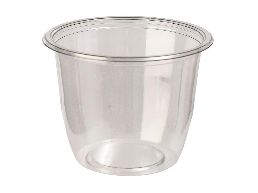 Bæger DeliGreen pot 725 ml Ø129x99 mm Rund RPET Klar