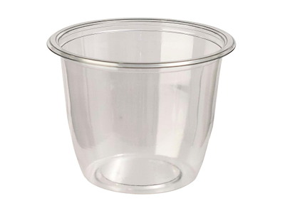 Bæger DeliGreen pot 725 ml Ø129x99 mm Rund RPET Klar