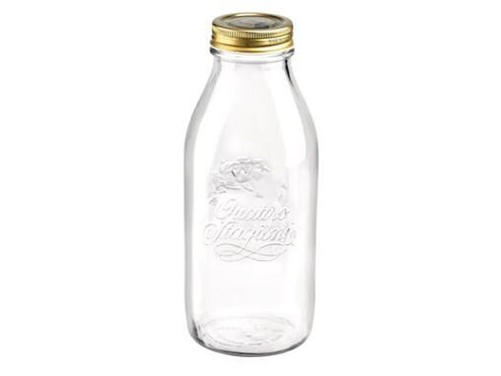 Saftflaske Quattro Stagioni 1 ltr Ø9.4x22.6 cm med Låg