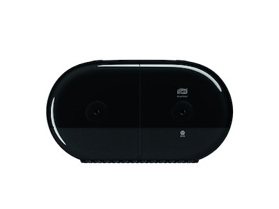 Dispenser Toiletpapir Tork SmartOne T9 Twin Plast Sort