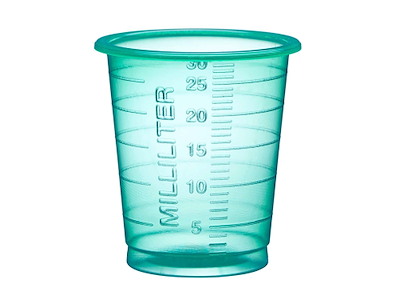 Medicinbæger 30 ml PP Eco Grøn