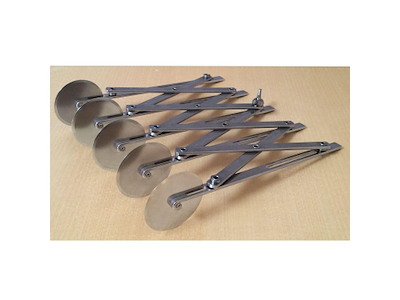 Sporjern 55 mm 5 hjul Glatte Dejskærer