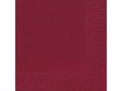 Serviet Duni 33x33cm 3-lag Bordeaux 125 stk