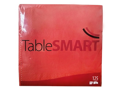 Serviet TableSMART 33x33cm 3-lag Rød